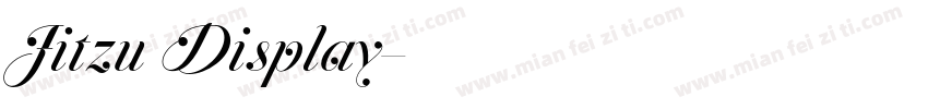 Jitzu Display字体转换